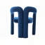 Fauteuil de cuisine en velours rembourré-2045468963