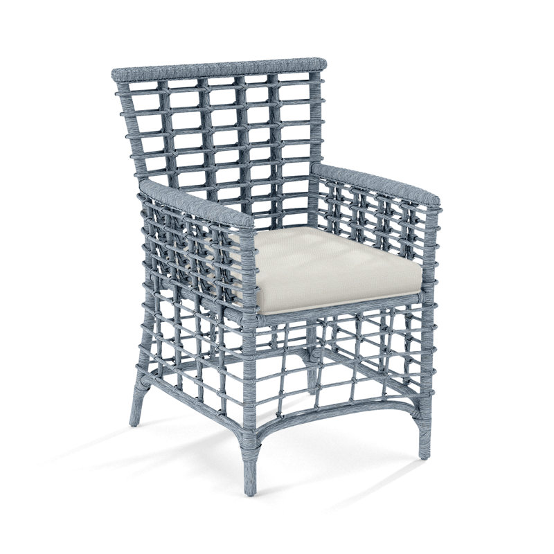 Bridgehampton Arm Chair, Basic Navy, Havana