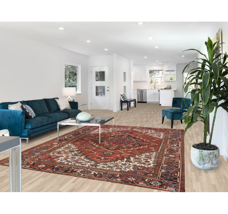 Geometric Traditional Area Rug 7x9