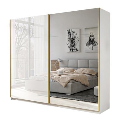Akshath 2 Door Manufactured Wood Wardrobe