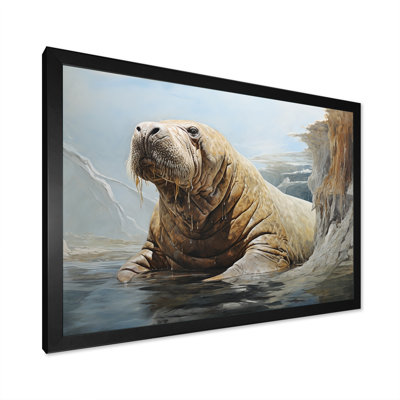 Lazy Walrus Habitat I - Morse, reproduction d'art mural