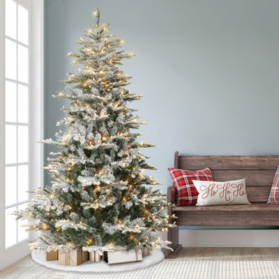 90' Lighted Fir Christmas Tree