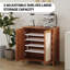 Ensemble de 2 buffets Buffet Boho de 34 po avec rangement, armoire de rangement autoportante avec tablettes réglables, console de bar pour la salle à manger, le salon, la cuisine et le couloir