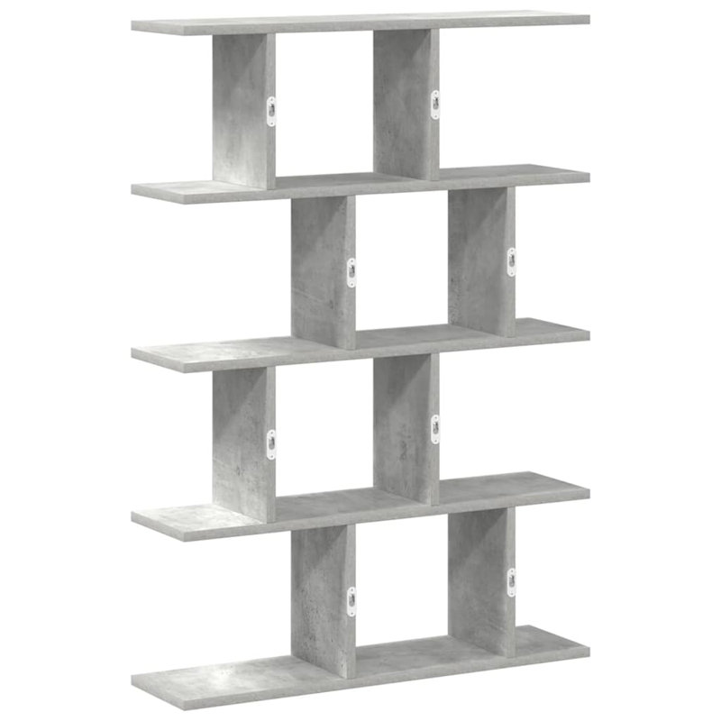 Aythan 12 Piece Bracket Shelf, Concrete Grey