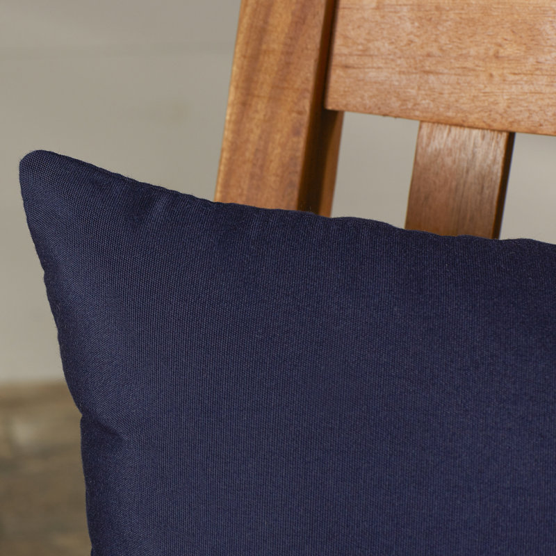 Housse et insert de coussin d'extérieur Ashbrun Sunbrella, Carré 18 po, Sunbrella - toile tournesol