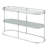 Olgerta 48'' Glass Top Console Table