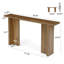 Console 63 po, canapé extra-long 63 po