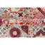 Tapis oriental en laine tissé à la main rouge / bleu / beige Aryana
