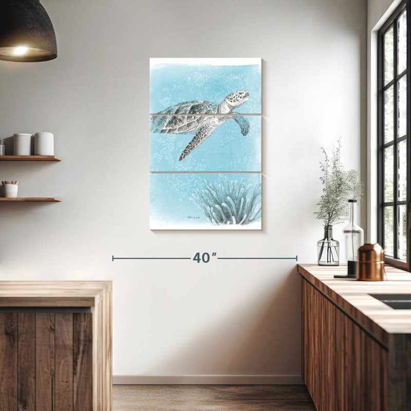 Brampt Coastal Sea Life I, H 38 po x l 24 po