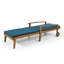 Chaise longue simple, chaise longue d'extérieur, chaise longue pour patio-597099033