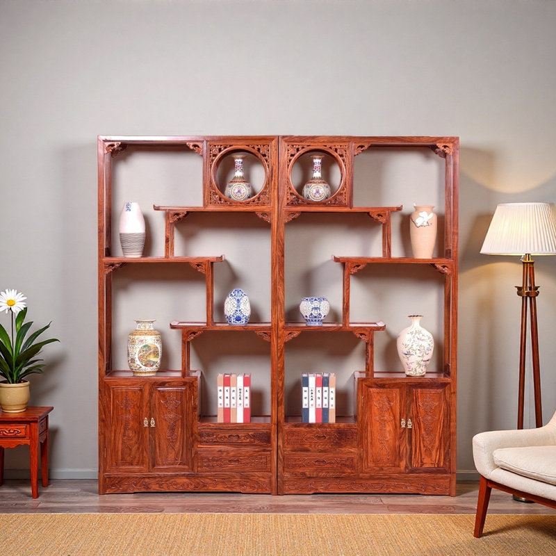 Nouvelle bibliothèque de style rétro chinois