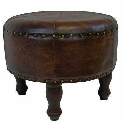 Armod Faux Leather Ottoman