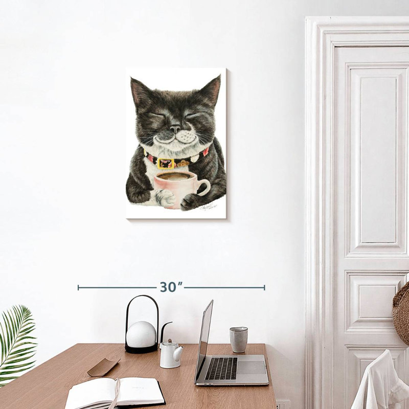 Brampt Purrfect Morning, 24" H x 16" W