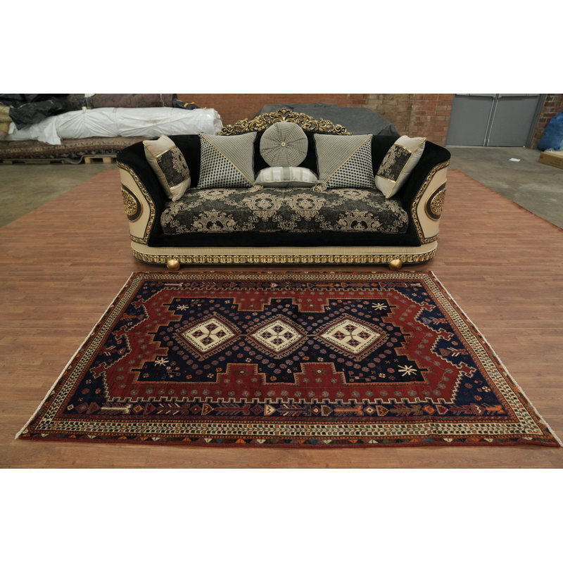Tapis traditionnel à teinture végétale 5 x 7