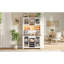 70,9 po Armoire de rangement pour garde-manger rustique, huche de cuisine avec prises à DEL et armoire à vin avec portes et tablettes, blanc