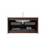Meuble-lavabo rétro 36 "en noyer avec lavabo