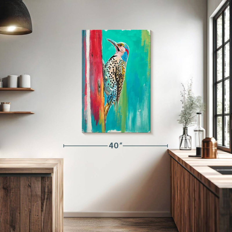 Brampt Woodpecker II, 39" H x 26" W