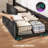 Modern Bed Frame with Headboard, LED Lights & USB Charging Ports-63212033-63212044