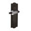 Meadows Plate Double Dummy with Parlour Lever-2112409259