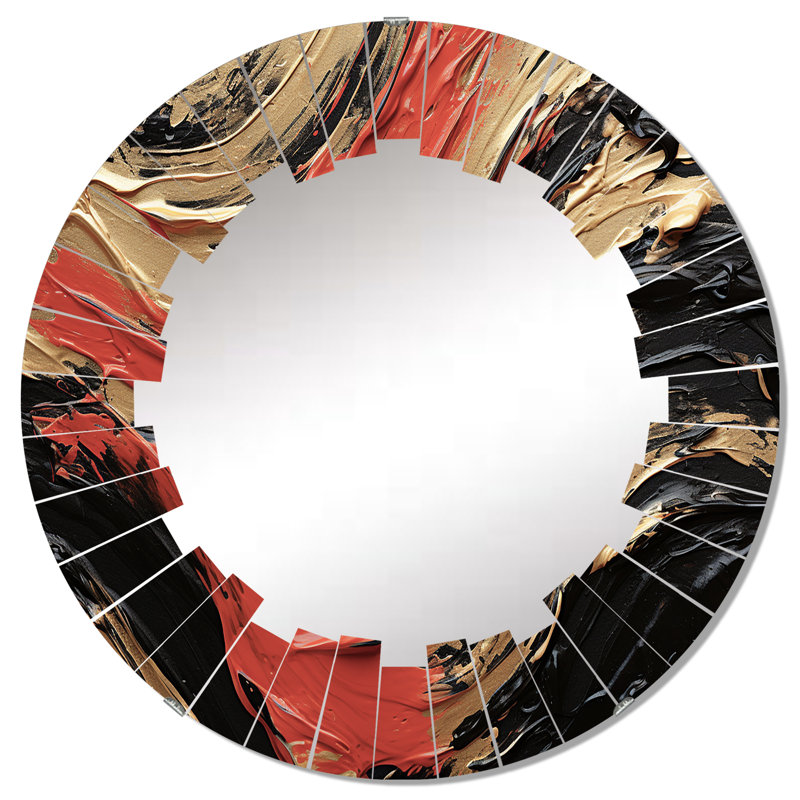 Miroir mural Wierd, 32 po x 32 po