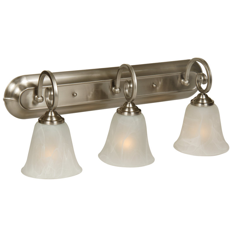 Benedetto 3 - Light Vanity Light, Brushed Nickel