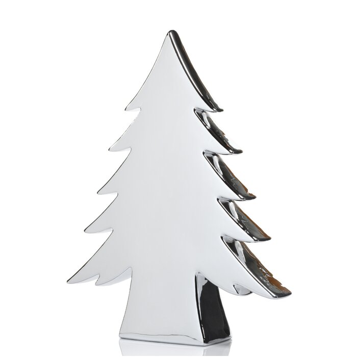 Mercury Row® Ceramic Stemmed Christmas Tree Tabletop Decoration ...