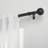 Exclusive Home Vulcan 1" Window Curtain Rod and Finial Set, Adjustable-69586711