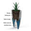 Aramenta Self-Watering Weather-Resistant Resin Pot Planter-514706538-514706539