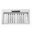 Tornado II 1000 CFM Insert Range Hood with LED Lights in Stainless Steel