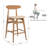 Upholstered Counter Stool-892423455-917215426