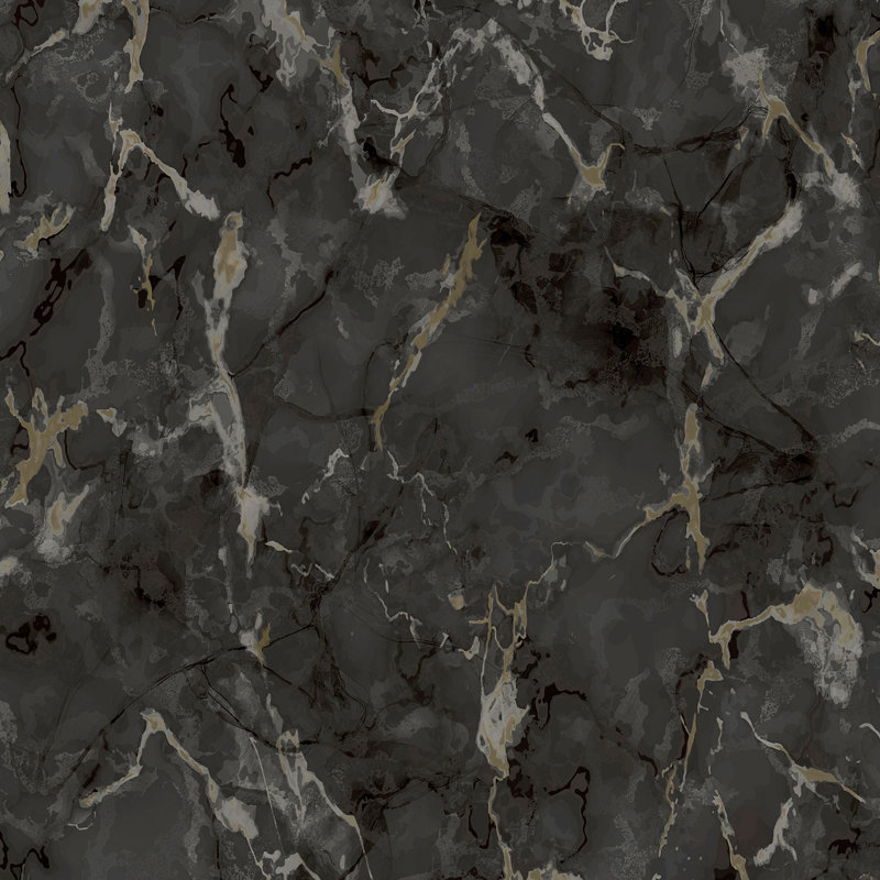 Rouleau de faux marbre Meiling, Or noir