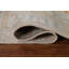 Tapis beige en laine noué à la main de conception unique 2 pi 0 po x 4 pi 0 po New Age