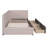 Upholstered Daybed With 2 Storage Drawers Twin Size Sofa Bed Frame No Box Spring Needed, Linen Fabric-1229151471