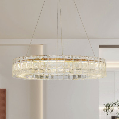 Dimmable Led Wagon Wheel Chandelier