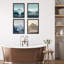 Ensemble encadré de 4 paysages encadrés, impression de 4 paysages encadrés-93014015-93014017