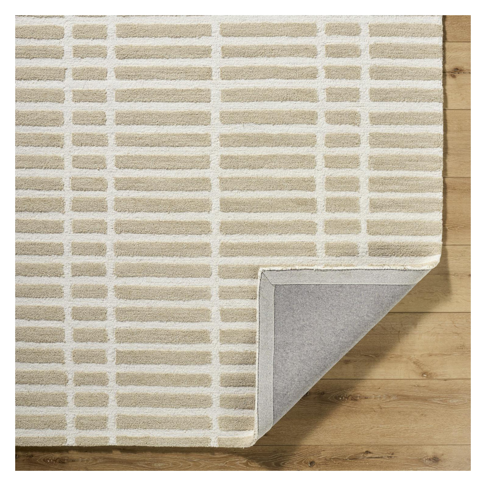 Wright Handmade Rug, Rectangle 5' x 7'6"