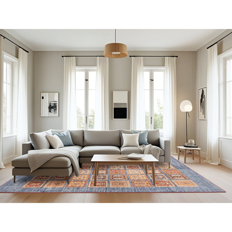 Tapis abstrait moderne 3751ABS3758, Rectangle 8 pi x 10 pi