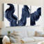 «Passing Waves I», toile tendue sur mesure - 3 pièces-288920686