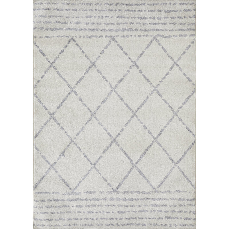 Christine Bennita Cream Area Rug, Rectangle 9'10" x 12'10"