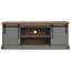 TV Cabinet HALDEN 2 Sliding Doors 150X40x60 Cm Solid Wood-314660484
