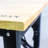 Metal Adjustable Worktable With Socket And Wooden Top