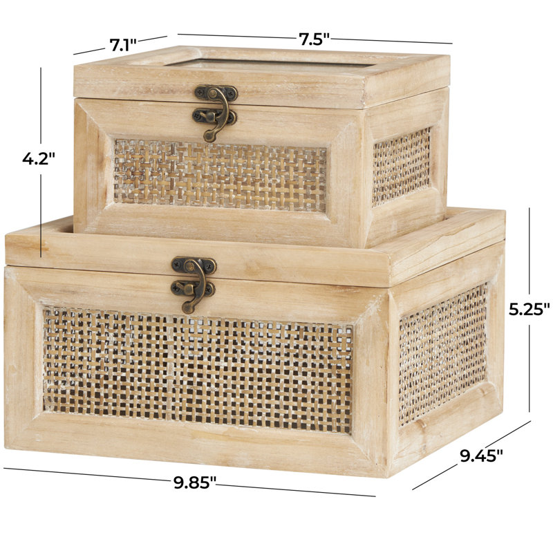 2 - Piece Decorative Box