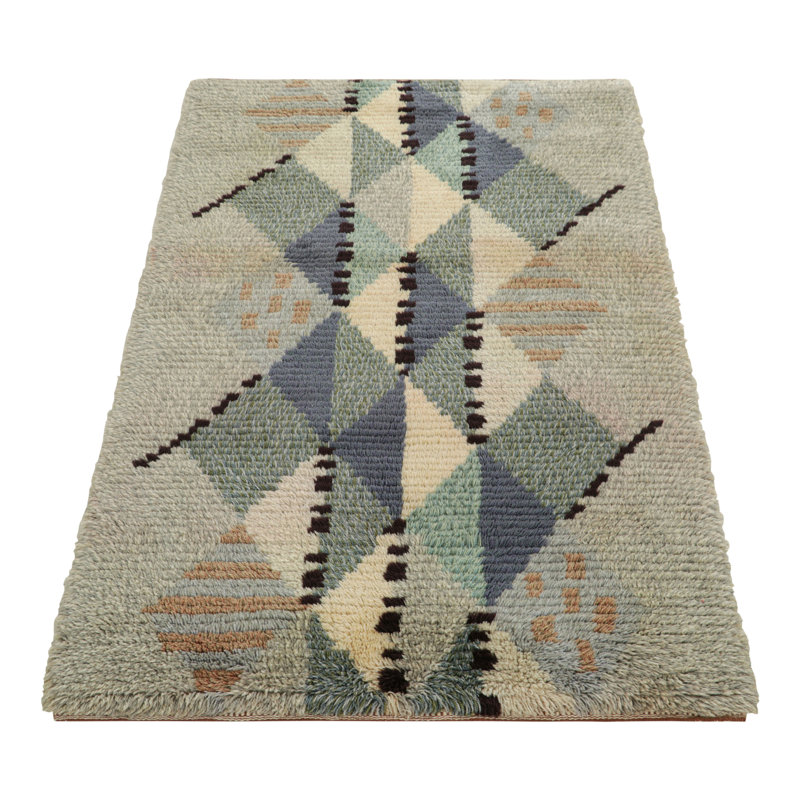 One-of-a-Kind 3’1x4’11 Hand Knotted Area Rug
