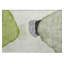 Tapis extérieur lavable et antidérapant 2 pi x 3 pi vert et noir