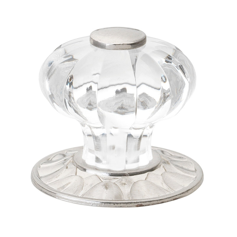 1 1/4" Diameter Mushroom Knob, Satin Nickel