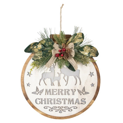 Décoration murale 12 "Merry Christmas"