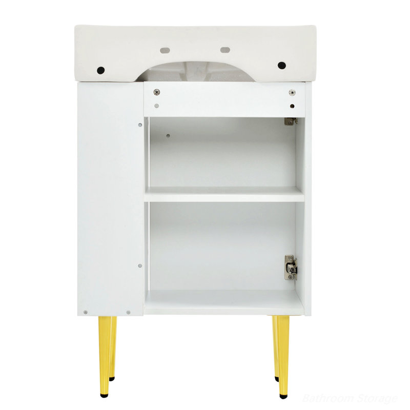 Meuble-lavabo pour salle de bain, armoire combinée, rangement pour salle de bain, rangement à droite