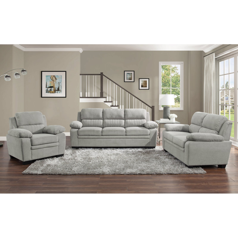 Causeuse moelleuse 1pc, Gris