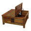Table basse en bois massif avec rangement Killingly
