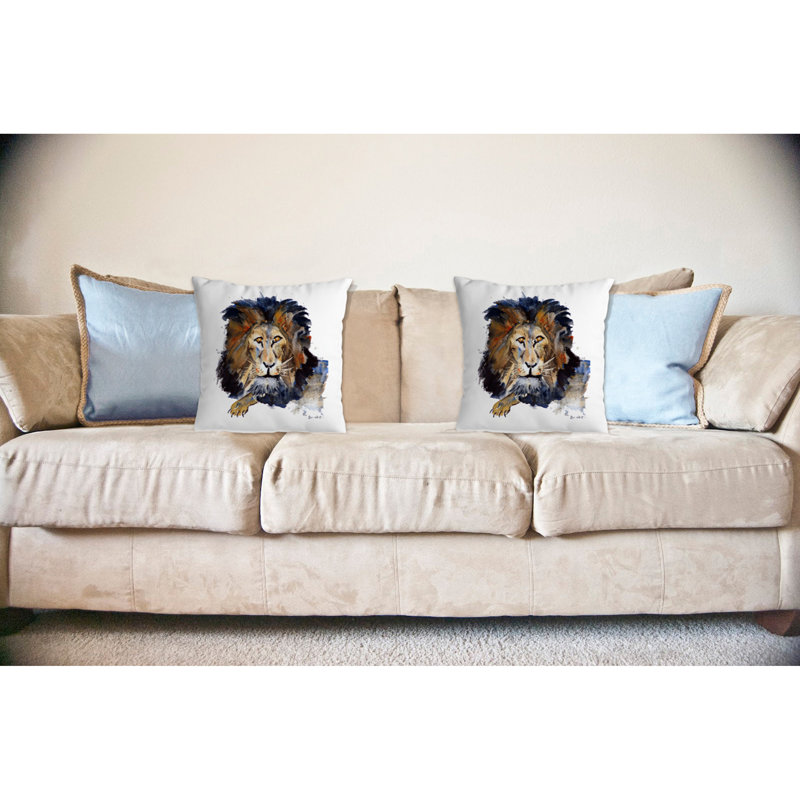 Coussin intérieur/extérieur Lion